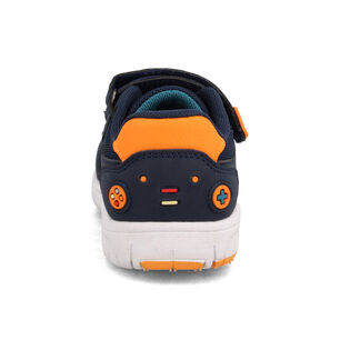 Zapatilla Ni&ntilde;o Bubblegummers Soft Walker Azul - Naranjo